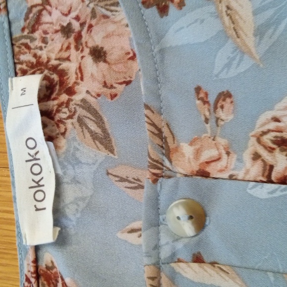 Floral Women's Top Medium - Picture 2 of 4